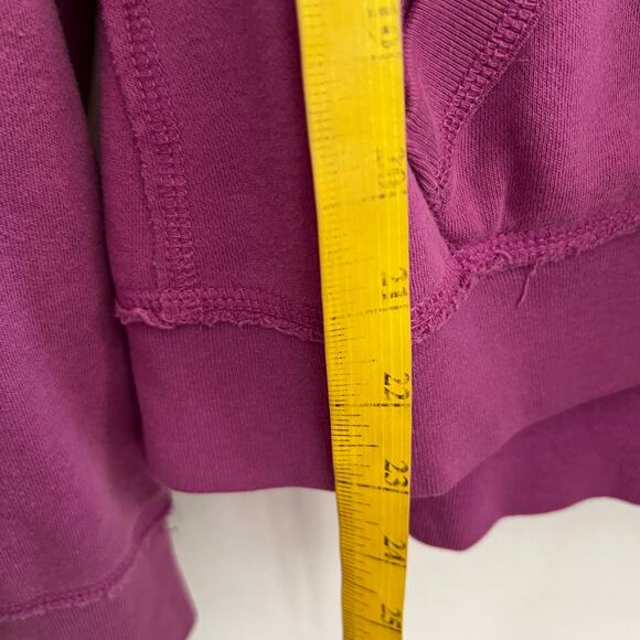 Aeropostale Pink 3D Logo Zip Up Hoodie Sweater Y2K 2000s‎ Preppy 2014 XL - Picture 8 of 9